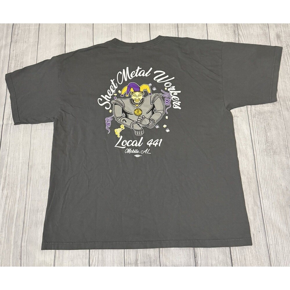 Sheet Metal Workers Local 441 Mobile Alabama Graphic Pocket T Shirt Size 3XL